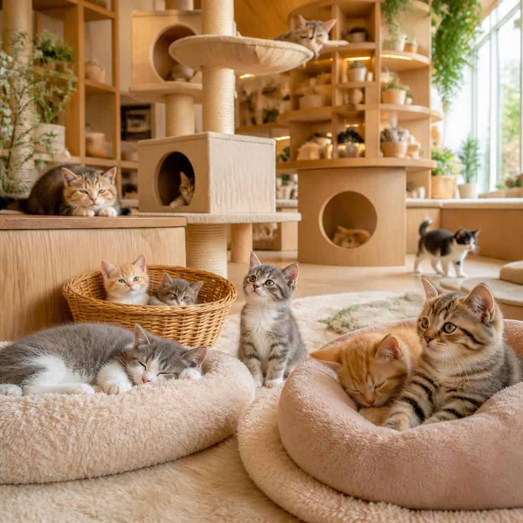 猫カフェのような癒しの空間
